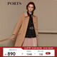 PORTS寶姿 新品女裝氣質(zhì)斗篷袖雙面呢大衣SN9C023CWF002 駝色 M (6)