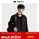 伯爵卓爾【cleanfit墊肩設計】行政夾克男裝2025秋季新款外套 B531402 月夜黑 XL (180)