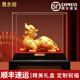 易水閣絨沙金貔貅風(fēng)水擺件開(kāi)業(yè)禮品招財辦公室桌面擺件喬遷之喜搬家禮品【定制祝?！看筇?1*22*29cm