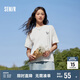 森馬[涼感T]觀(guān)園吉聯(lián)名短袖T恤女抗菌寬松熊貓夏裝潮109324100013
