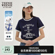 Teenie Weenie小熊T恤女夏季簡(jiǎn)約撞色圓領(lǐng)短袖T恤打底衫女 藏青色 S (160)