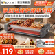 小熊（Bear）電烤爐 燒烤爐 電燒烤爐家用 電烤串機戶外燒烤架烤肉烤串一體烤肉爐電烤架室內(nèi)無煙電爐烤腸機 煙紫灰【接油盤+烤網(wǎng)】DKL-L20L5 1層