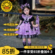 G.DUCKKIDS庫洛米衣服女童兒童連衣裙夏季洛麗塔公主裙生日裙子春秋圣誕服裝 228款裙子+項鏈發(fā)箍襪子 120 建議身高110-120cm6-7歲