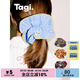 Tagi.畫家甜甜圈拷邊條紋格紋拼色單層大腸發(fā)圈發(fā)圈發(fā)飾頭飾 海鹽芝士