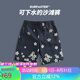 速浪沙灘褲男可下水速干寬松大碼溫泉泳褲海邊 日式落櫻（帶內(nèi)襯）XL