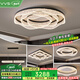 VVS【冰川】全光譜簡約護(hù)眼led客廳燈吸頂燈大燈廣東中山燈具套餐 三室兩廳【冰川系列】智能調(diào)光