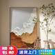 鈴桐背有靠山客廳裝飾畫肌理感沙發(fā)背景墻落地壁畫侘寂風玄關掛畫 01 01 100*180 質感布紋膜