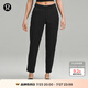 lululemon丨Luxtreme? 女士修身款松緊腰中腰長(zhǎng)褲 LW5GSVA 黑色 M