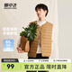 雪中飛經(jīng)典新款百搭男式圓領(lǐng)羽絨馬甲背心輕薄可翻領(lǐng)設(shè)計一衣兩穿短款 X-駝褐|7786 M 170/92A