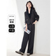 欣妃羽高級感西裝外套闊腿褲兩件套女秋冬25新款時(shí)尚氣質(zhì)洋氣一整套裝