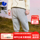 迷你巴拉【蹦蹦褲】褲子冬新款加絨保暖抑菌長褲 淺花灰00205 90 cm
