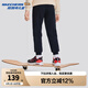 Skechers斯凱奇2025年秋季新款兒童舒適針織長(zhǎng)褲男女款休閑褲子L325K061 碳黑/0018 150