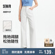 森馬（Semir）森柔牛仔牛仔褲女涼感闊腿褲25夏顯腿長褲子109325124006