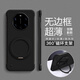 彩畫(huà)家適用華為Mate40RS保時(shí)捷手機殼mate40epro防摔半包40Pro無(wú)邊框散熱保護套純色簡(jiǎn)約磁吸360旋轉支架 華為Mate40RS保時(shí)捷【炫酷黑】
