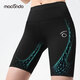 馬孔多（macondo）支撐四分褲7代馬拉松跑步壓縮褲三口袋收納防汗手機倉黑色女L