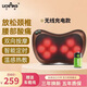 立昌（LiChang） 頸椎按摩器電動(dòng)肩頸部腰部背部腿部多功能全身熱敷按摩枕車(chē)載家用靠墊 咖啡色八頭【無(wú)線(xiàn)升級充電款】雙向+定時(shí)+熱敷