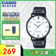 卡西歐（CASIO）手表 時(shí)尚簡(jiǎn)約腕表休閑鋼帶男表指針手表 MTP-VT01B-7BUDF