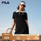 FILA 楊冪同款|斐樂(lè)官方女裝編織連衣裙2025夏季新款時(shí)尚修身POLO裙子 傳奇藍(lán)-NV L 170/88A/L