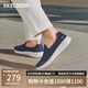 斯凱奇（Skechers）男鞋夏季2025年新款一腳蹬健步鞋透氣休閑運(yùn)動(dòng)鞋216700