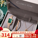 Colevkie女士手表女生品牌2025新款小方表輕奢小眾高級感學(xué)生生日禮物女表 綠表玫金色網(wǎng)帶【禮盒套裝】