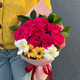 妙奕嘉玫瑰香皂仿真花花束假花永生花畢業(yè)生日禮物送女友紀念日手捧花 紅玫瑰花束【成品發(fā)貨】