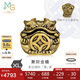 周生生七夕男士 聚財金蟾XL轉(zhuǎn)運珠黃金Charme酷黑系列串珠 95521C定價