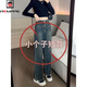 AEMAPE復(fù)古藍(lán)牛仔褲女150小個(gè)子顯高搭配高腰顯瘦直筒褲窄版闊腿褲春夏 復(fù)古藍(lán)【單款】 XL (建議115-125斤)