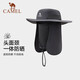 駱駝戶(hù)外漁夫帽男女遮陽(yáng)防曬春夏登山太陽(yáng)帽護全臉釣魚(yú)帽575BP10044