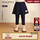 Teenie Weenie Kids小熊童裝24秋季女寶寶休閑假兩件百搭打底裙褲 藏青色 90 cm