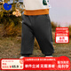 迷你巴拉【蹦蹦褲】褲子冬新款加絨保暖抑菌長(zhǎng)褲 鐵灰20603 130 cm