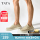 他她（TATA）一腳蹬透氣布鞋男鞋軟底休閑爸爸鞋2025夏季新款299D8BM5 米色 40