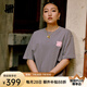 UNDEFEATED五條杠官方春季新品美式復(fù)古ICON經(jīng)典款LOGO短袖T恤半袖上衣 灰色 M