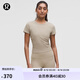 lululemon丨All It Takes 女士運(yùn)動(dòng) T恤 *羅紋Nulu? LW3GV0S 橡木棕 S /6