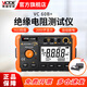 勝利儀器（VICTOR）電子搖表絕緣電阻儀數字兆歐表 絕緣儀1000V/2500V絕緣電阻表?yè)u表 VC60B+加電源適配器