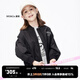 little MO&Co.童裝春秋裝女童棒球服夾克男童外套薄款兒童衣服男款 黑色 120 120/56