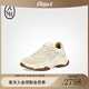 ASH女鞋2025新款拼色Addict老爹鞋潮流厚底增高復(fù)古休閑運動鞋 淺卡其色 37