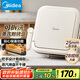 美的（Midea）電餅鐺家用下盤可拆洗大火力三明治早餐機(jī)煎烤鍋 方形雙面加熱加深大尺寸升級(jí)蒸汽烙餅烤肉鍋28J51