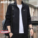 耐克（NIKE） 外套男 夏季新款運(yùn)動(dòng)服茄克防風(fēng)衣休閑保暖防寒夾克男 FB7500-010/黑色/力薦 L