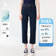 哈吉斯（HAZZYS）女裝直筒褲PHIZ仔褲ATDSP0CAX01 深藏青色DN 40(160/72A40)