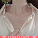 法蔻（farcoko）品牌微笑臉項(xiàng)鏈女玫瑰金色鎖骨鏈時(shí)尚飾品情人節(jié)生日禮物送女友 玫瑰金色