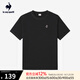 樂卡克法國公雞夏季圓領(lǐng)短袖T恤 L242UECA0302 炫黑色-2 L