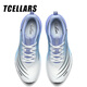 Tcellars網(wǎng)面男鞋休閑跑步鞋秋冬超輕碳板減震透氣徒步戶(hù)外登山運動(dòng)網(wǎng)面鞋 天際藍 單層 40
