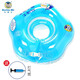 馬博士嬰兒游泳圈一體脖圈新生兒小月齡早教月子中心游泳館同款 藍色脖圈中號M 8.5cm