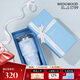 WEDGWOOD威基伍德陶瓷內(nèi)膽漫游美境吸管杯藍(lán)592ml保冷杯保溫杯高顏值