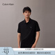 Calvin KleinJeans25早秋新款男純棉珠地網(wǎng)眼ck商務(wù)純色短袖T恤POLO衫4RB012G