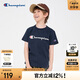 Champion【涼感科技】冠軍男女童短袖T恤2025夏季新款大小童親子裝上衣