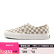 VANS范斯官方 Authentic棋盤格元?dú)馇逍履信夹?棕白棋盤格 36.5 