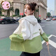 CS.LION工裝外套女2025新款春秋ins韓版寬松BF百搭學(xué)生港風(fēng)休閑棒球服潮 果綠 L 【106-115斤】