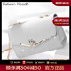 CALWAN KEODH包包女包新款2025單肩小方包斜挎輕奢ck風(fēng)小眾生日禮物送女友老婆 【白色】品牌時(shí)尚百搭鏈條包實(shí)用走心女生閨蜜