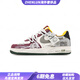 耐克（NIKE）定制球鞋 AirForce1街頭潮流涂鴉解構(gòu)百搭減震耐磨低幫板鞋男灰棕 灰棕 42.5